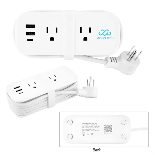 Multi-outlet power strip.... from ASI 61125 Hit Promotional Products / Hit®