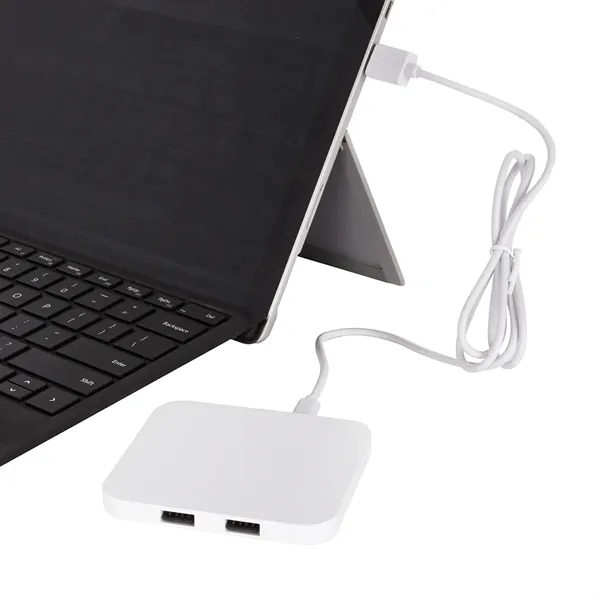 2-port USB hub and charging pad.... from ASI 61125 Hit Promotional Products / Hit®
