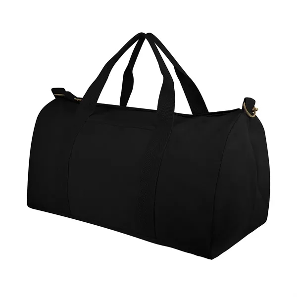 Recycled cotton and recycled polyester duffel bag with flat bottom.... from ASI 61125 Hit Promotional Products / Hit®