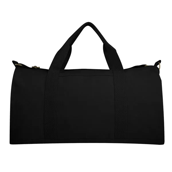 Recycled cotton and recycled polyester duffel bag with flat bottom.... from ASI 61125 Hit Promotional Products / Hit®
