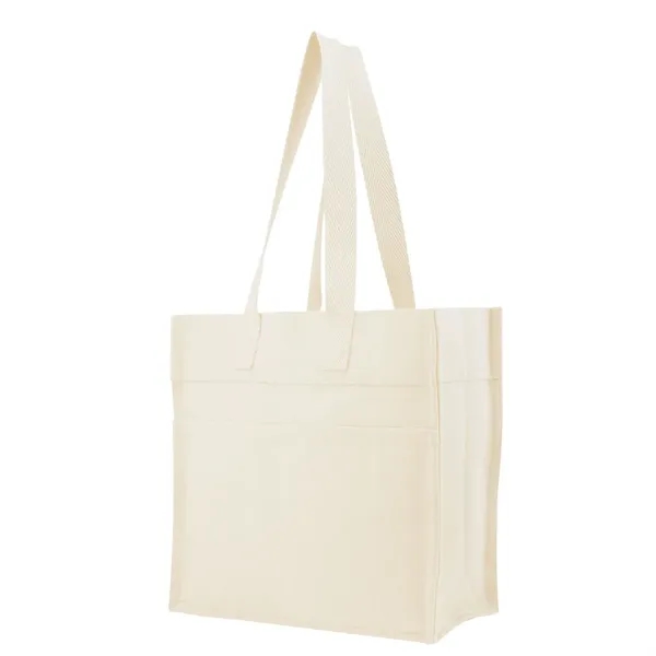 5" x 15" x 13" recycled cotton/polyester tote bag with 26.75"... from ASI 61125 Hit Promotional Products / Hit®
