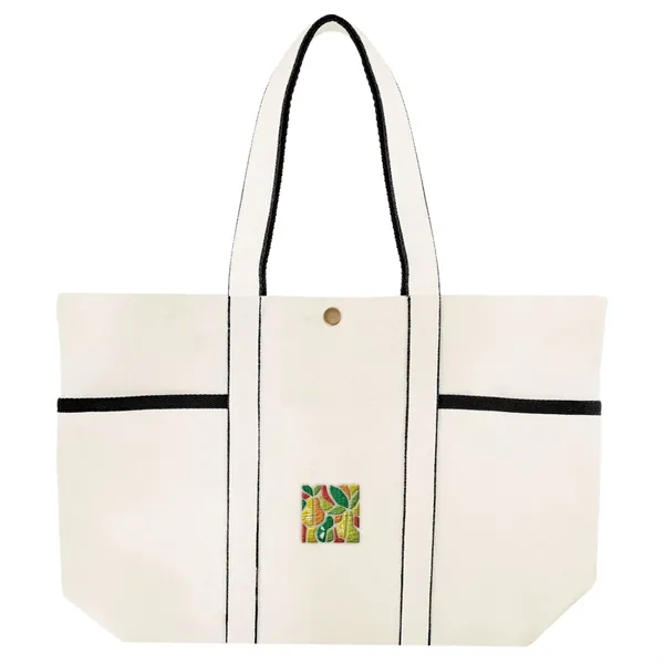 5" x 15" x 13" recycled cotton canvas tote bag.... from ASI 61125 Hit Promotional Products / Hit®