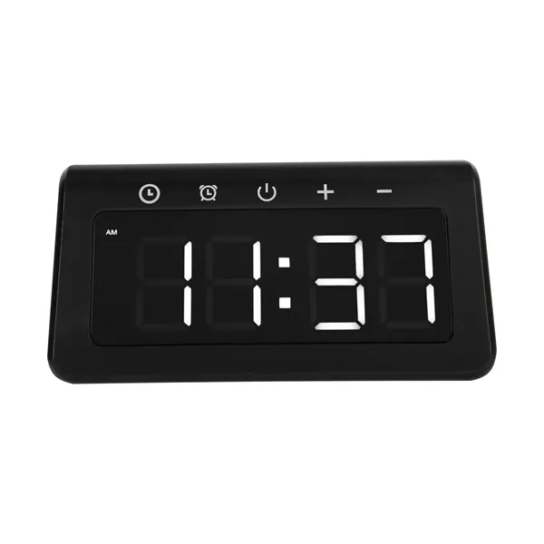 15-watt wireless charger with alarm clock.... from ASI 61125 Hit Promotional Products / Hit®