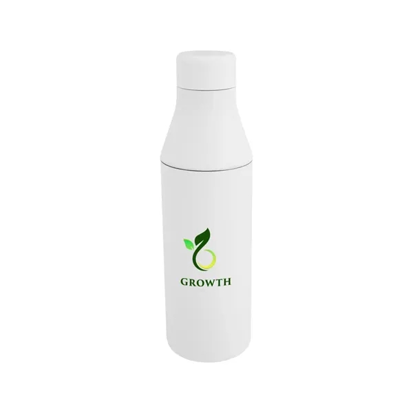 15 oz. recycled stainless steel bottle with spill-resistant lid and powder-coated... from ASI 61125 Hit Promotional Products / Hit®