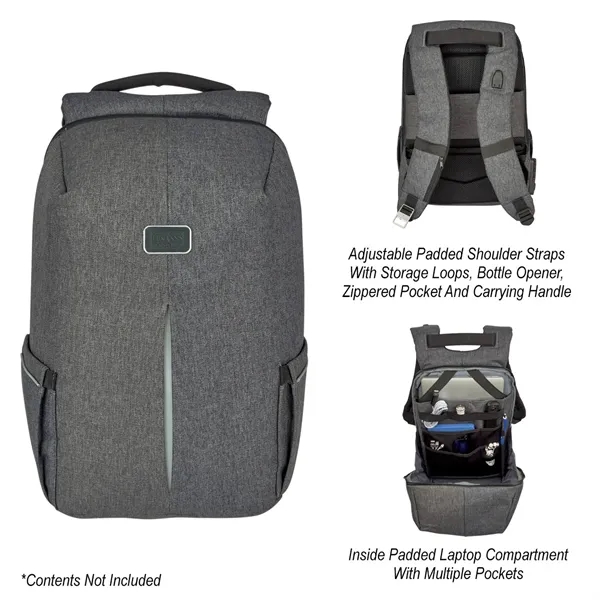 Phantom backpack with a padded laptop slot for devices up to... from ASI 61125 Hit Promotional Products / Hit®