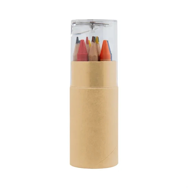 12 piece crayon and colored pencil set.... from ASI 61125 Hit Promotional Products / Hit®