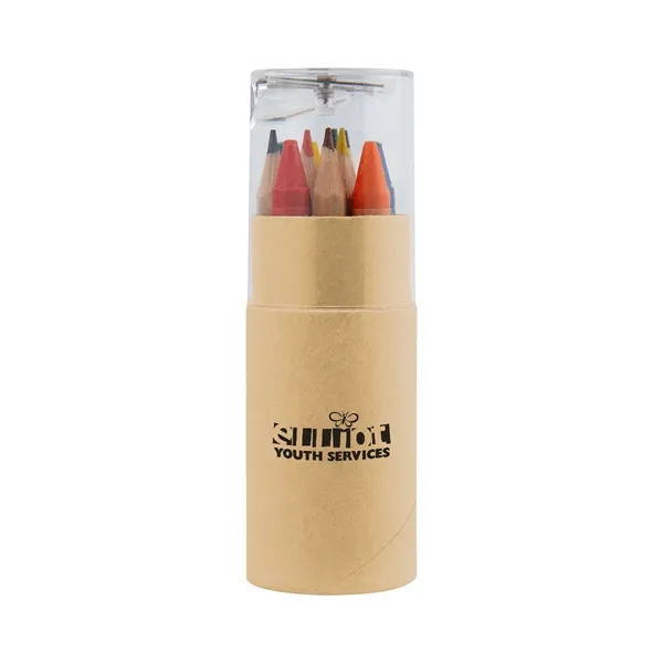 12 piece crayon and colored pencil set.... from ASI 61125 Hit Promotional Products / Hit®