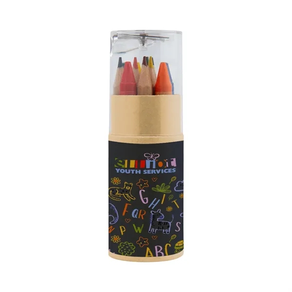 12 piece crayon and colored pencil set.... from ASI 61125 Hit Promotional Products / Hit®