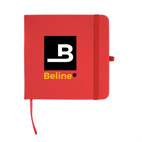 Journal with recycled PU cover, 80 lined pages, bookmark, strap closure... from ASI 61125 Hit Promotional Products / Hit®