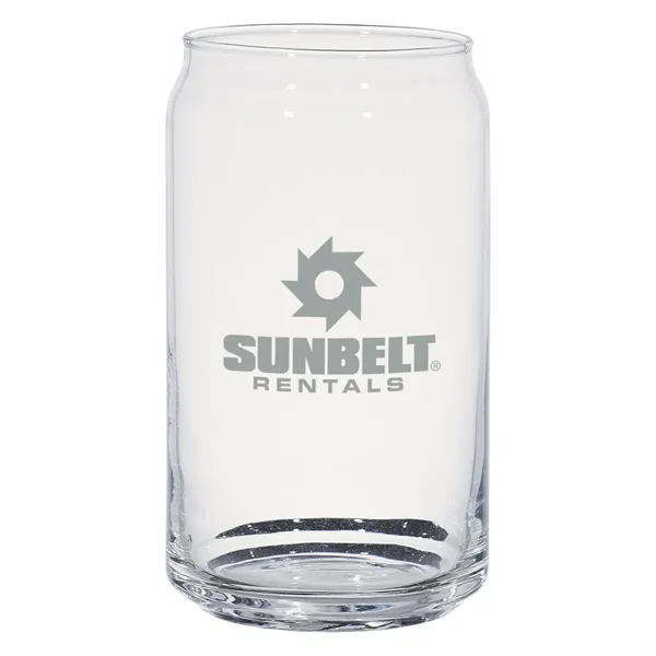 16 oz. clear can-shaped glass.... from ASI 61125 Hit Promotional Products / Hit®