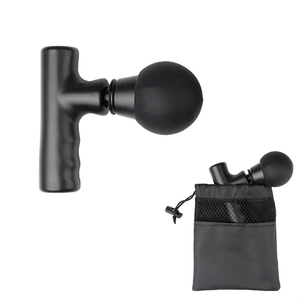 Handheld massage gun with pouch.... from ASI 61125 Hit Promotional Products / Hit®