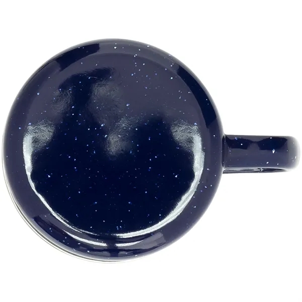 13 oz single wall enamel mug with stainless steel rim and... from ASI 51197 ETS Express, LLC