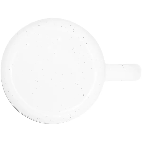 13 oz single wall enamel mug with stainless steel rim and... from ASI 51197 ETS Express, LLC