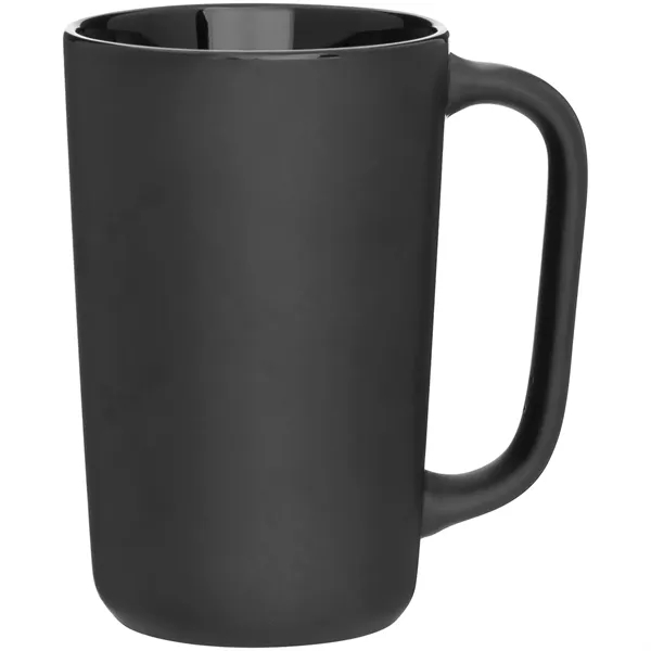 14 oz ceramic mug with matte colored exterior and glossy colored... from ASI 51197 ETS Express, LLC