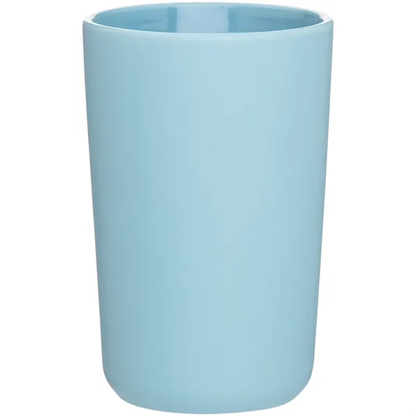 14 oz ceramic mug with matte colored exterior and glossy colored... from ASI 51197 ETS Express, LLC