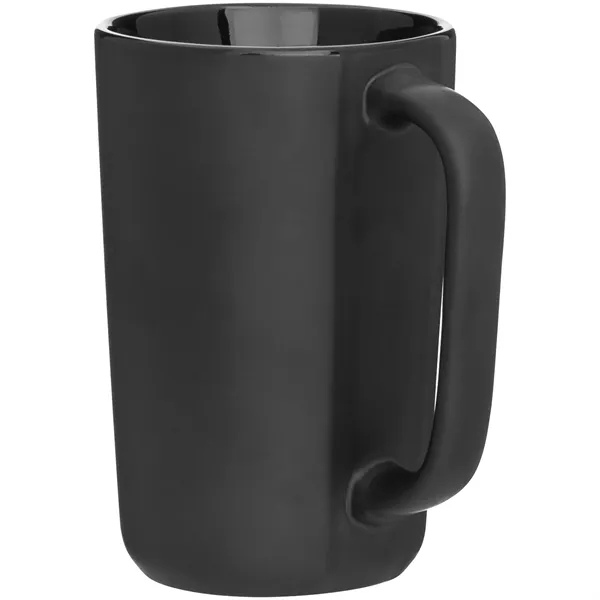 14 oz ceramic mug with matte colored exterior and glossy colored... from ASI 51197 ETS Express, LLC