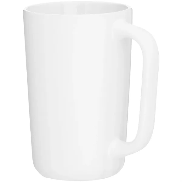 14 oz ceramic mug with matte colored exterior and glossy colored... from ASI 51197 ETS Express, LLC