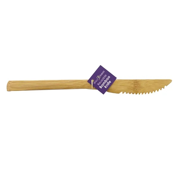 8" reusable bamboo serrated knife, dishwasher safe.... from ASI 91565 Totally Bamboo