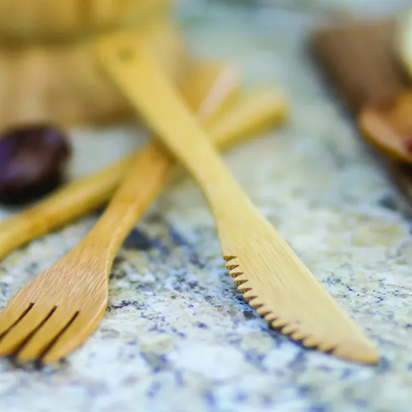 8" reusable bamboo serrated knife, dishwasher safe.... from ASI 91565 Totally Bamboo