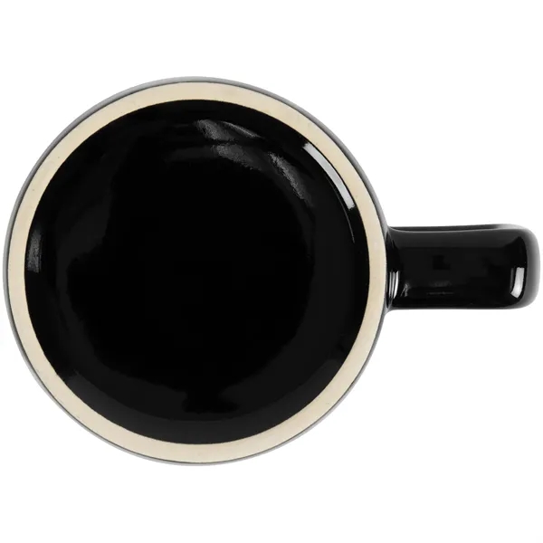 14 oz ceramic mug with glossy colored exterior, and glossy colored... from ASI 51197 ETS Express, LLC