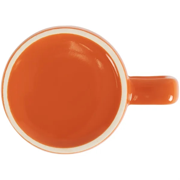 14 oz ceramic mug with glossy colored exterior, and glossy colored... from ASI 51197 ETS Express, LLC