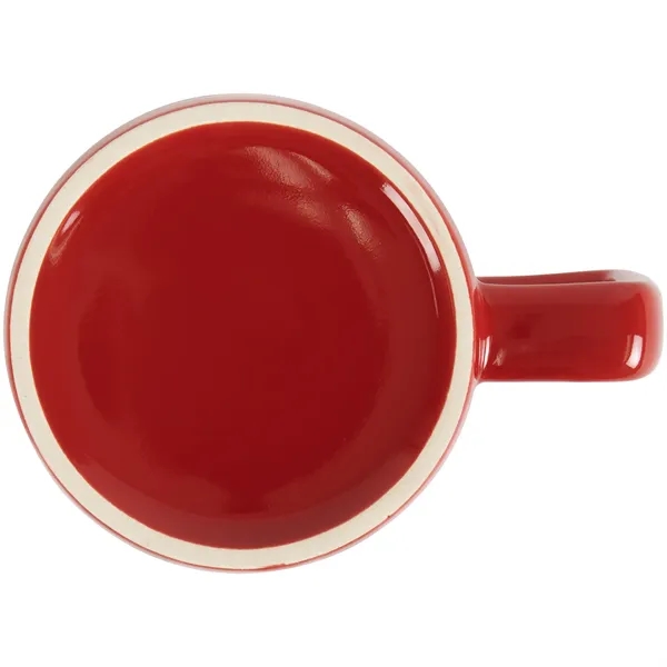 14 oz ceramic mug with glossy colored exterior, and glossy colored... from ASI 51197 ETS Express, LLC
