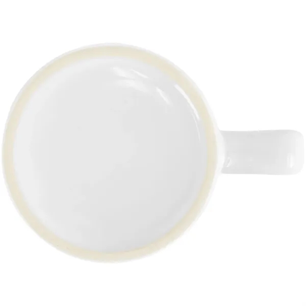 14 oz ceramic mug with glossy colored exterior, and glossy colored... from ASI 51197 ETS Express, LLC