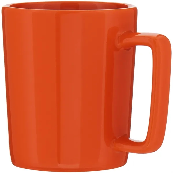14 oz ceramic mug with glossy colored exterior, and glossy colored... from ASI 51197 ETS Express, LLC