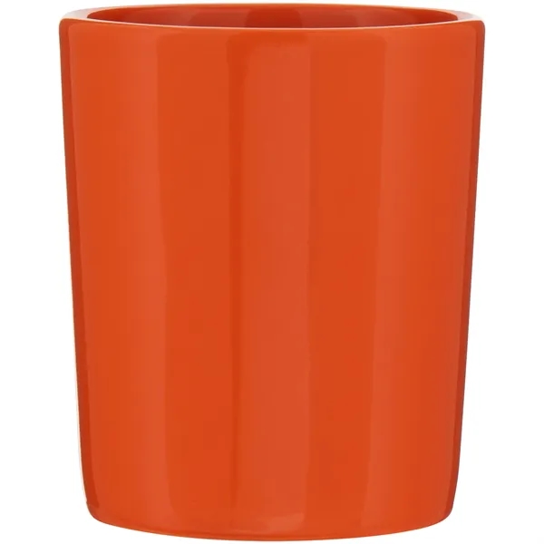 14 oz ceramic mug with glossy colored exterior, and glossy colored... from ASI 51197 ETS Express, LLC