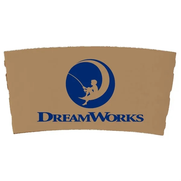 Kraft insulated coffee clutches made from recycled materials; designed to fit... from ASI 91880 Tranter Graphics Inc