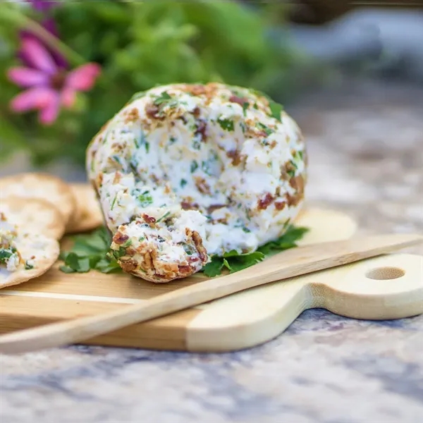 Bamboo striped paddle board with spreading knife.... from ASI 91565 Totally Bamboo