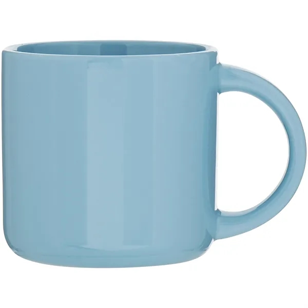 14 oz ceramic mug with glossy colored exterior and glossy colored... from ASI 51197 ETS Express, LLC