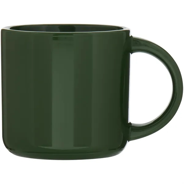 14 oz ceramic mug with glossy colored exterior and glossy colored... from ASI 51197 ETS Express, LLC