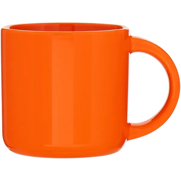 14 oz ceramic mug with glossy colored exterior and glossy colored... from ASI 51197 ETS Express, LLC