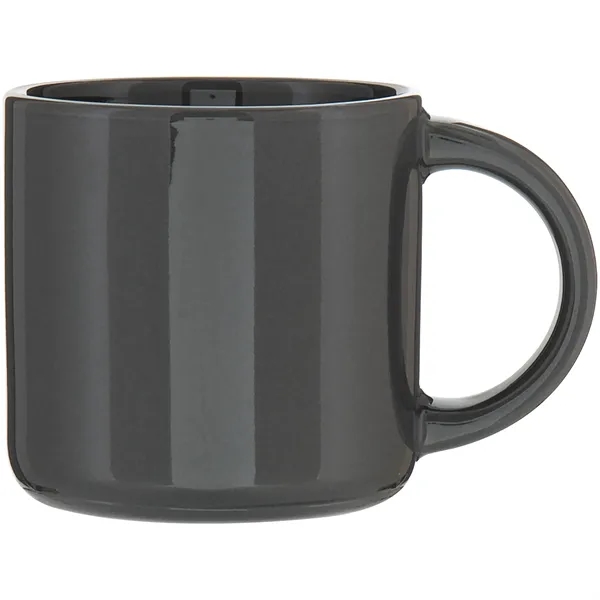 14 oz ceramic mug with glossy colored exterior and glossy colored... from ASI 51197 ETS Express, LLC
