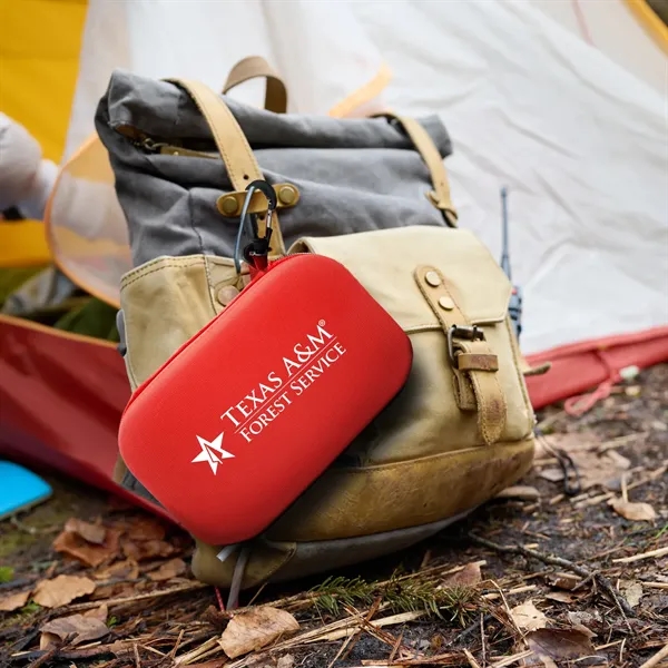 First aid kit. Contains bandages, gauze, triple antibiotic ointment, an ice... from ASI 46170 Compass Industries Inc