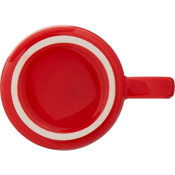 14 oz ceramic mug with glossy colored exterior and glossy colored... from ASI 51197 ETS Express, LLC