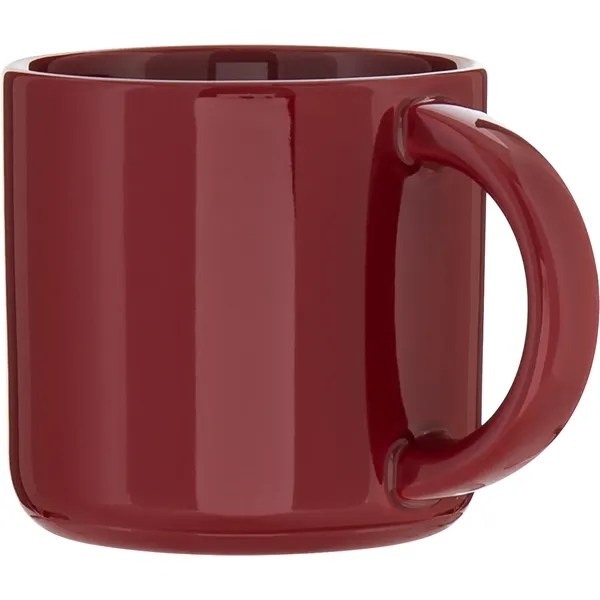 14 oz ceramic mug with glossy colored exterior and glossy colored... from ASI 51197 ETS Express, LLC