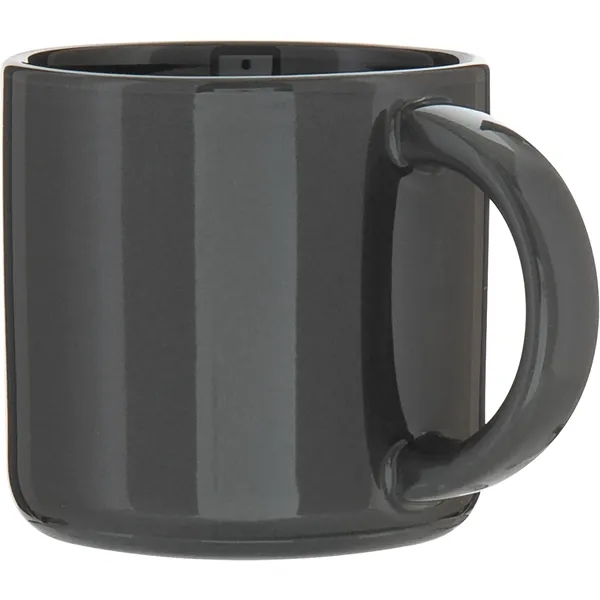 14 oz ceramic mug with glossy colored exterior and glossy colored... from ASI 51197 ETS Express, LLC