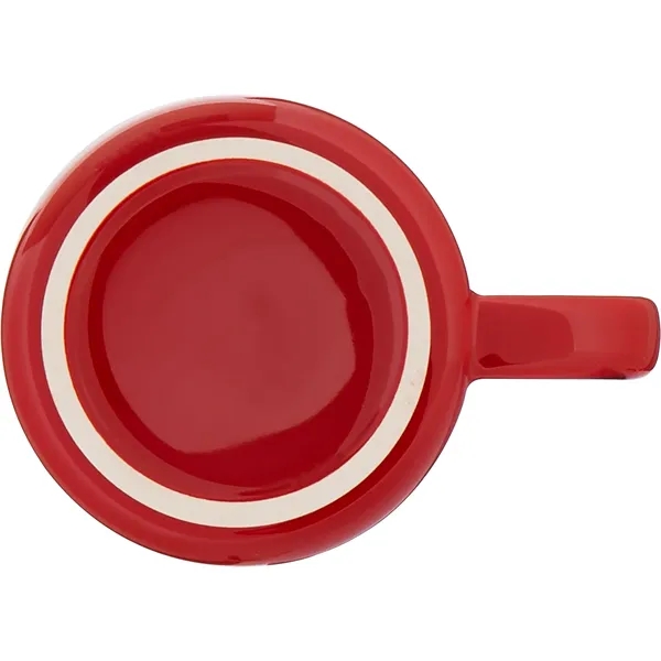 14 oz ceramic mug with glossy colored exterior and glossy colored... from ASI 51197 ETS Express, LLC