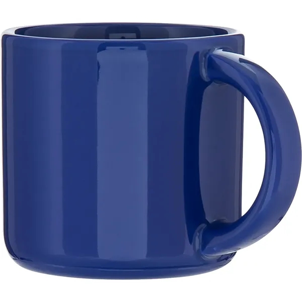14 oz ceramic mug with glossy colored exterior and glossy colored... from ASI 51197 ETS Express, LLC