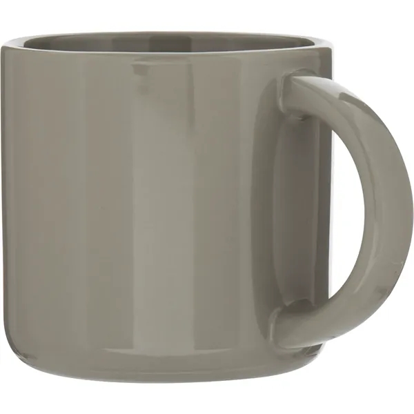 14 oz ceramic mug with glossy colored exterior and glossy colored... from ASI 51197 ETS Express, LLC