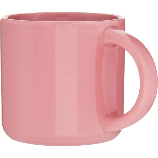 14 oz ceramic mug with glossy colored exterior and glossy colored... from ASI 51197 ETS Express, LLC