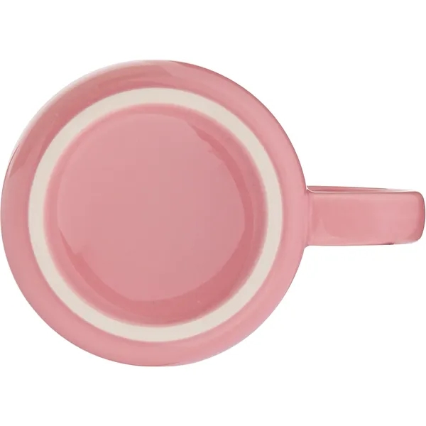 14 oz ceramic mug with glossy colored exterior and glossy colored... from ASI 51197 ETS Express, LLC