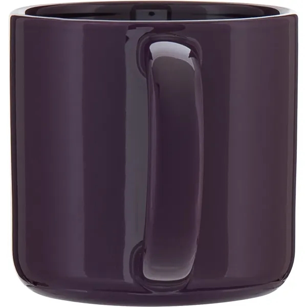 14 oz ceramic mug with glossy colored exterior and glossy colored... from ASI 51197 ETS Express, LLC