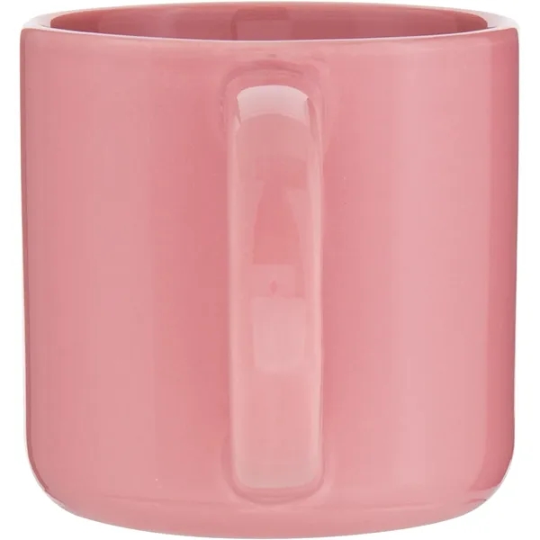 14 oz ceramic mug with glossy colored exterior and glossy colored... from ASI 51197 ETS Express, LLC