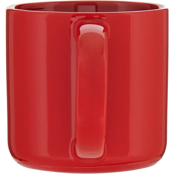 14 oz ceramic mug with glossy colored exterior and glossy colored... from ASI 51197 ETS Express, LLC
