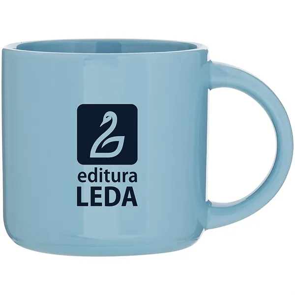 14 oz ceramic mug with glossy colored exterior and glossy colored... from ASI 51197 ETS Express, LLC