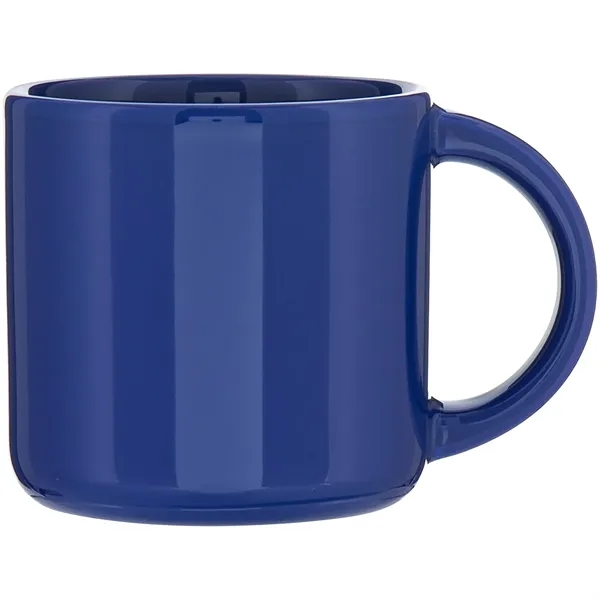 14 oz ceramic mug with glossy colored exterior and glossy colored... from ASI 51197 ETS Express, LLC