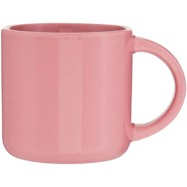 14 oz ceramic mug with glossy colored exterior and glossy colored... from ASI 51197 ETS Express, LLC